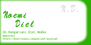 noemi diel business card
